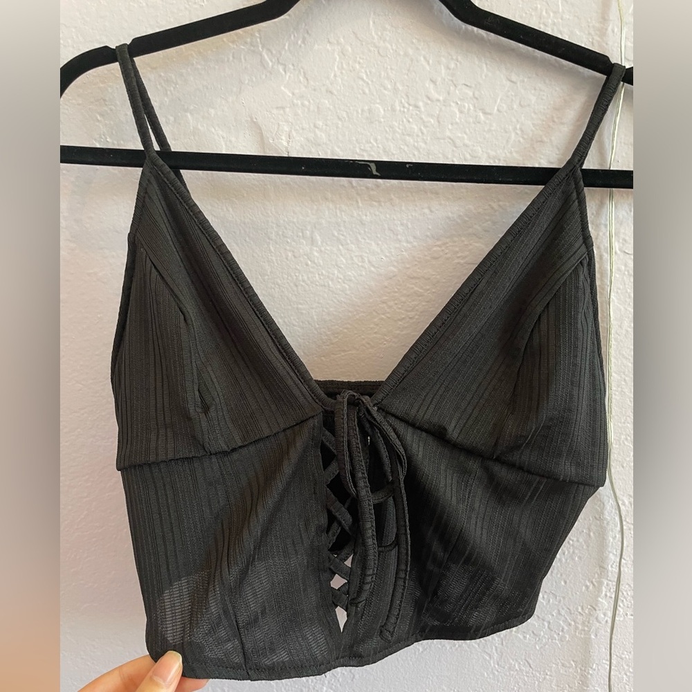 Urban Outfitters black crop top